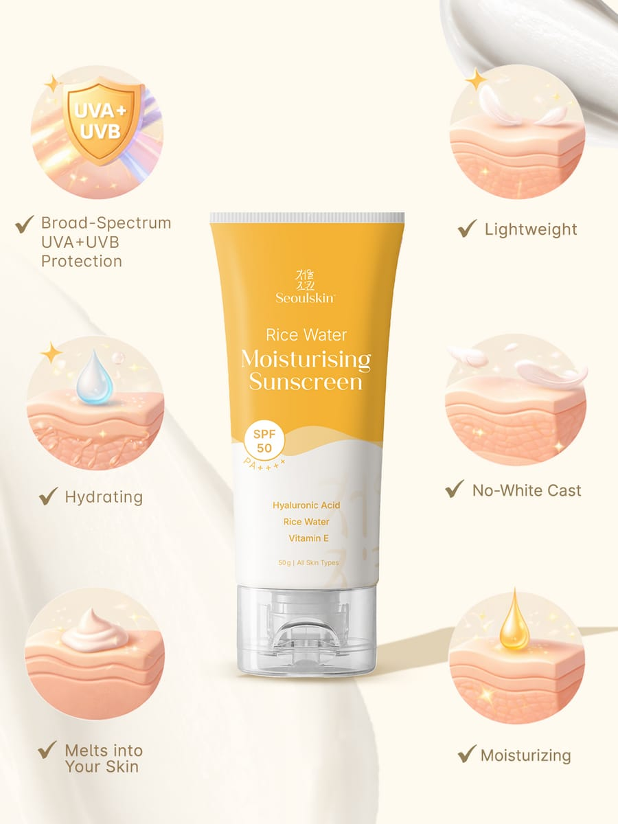 SEOULSKIN RICE WATER MOISTURIZING SUNSCREEN