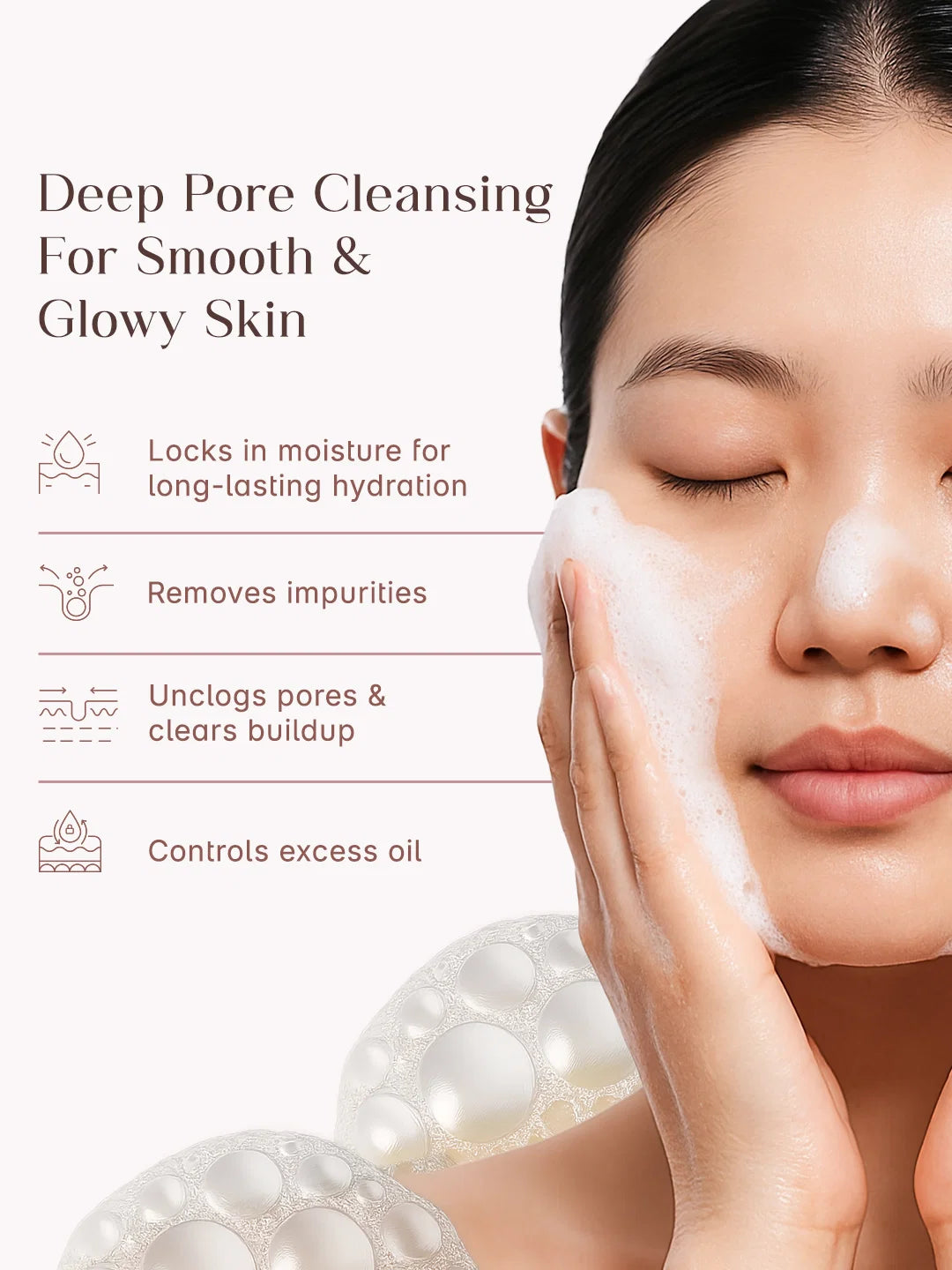 SEOULSKIN Heartleaf Pore Deep Cleansing Foam(heartleaf + BHA)