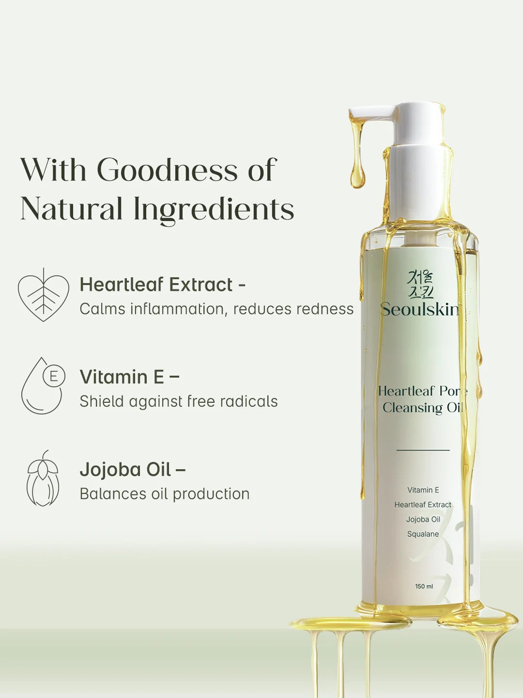 Seoulskin Korean Face Cleansing Oil 150 ml