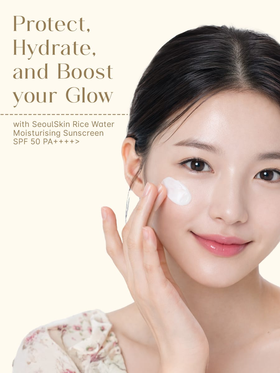 SEOULSKIN RICE WATER MOISTURIZING SUNSCREEN